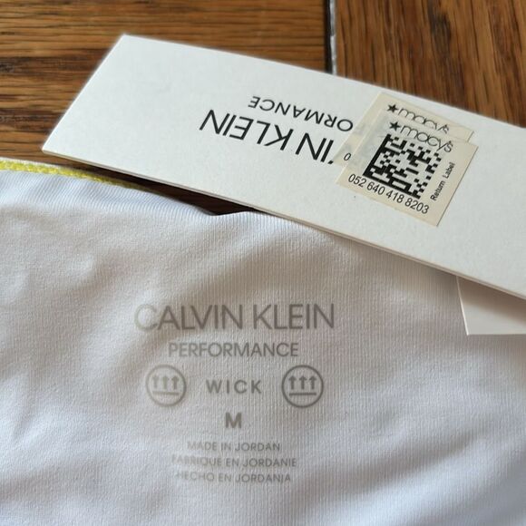 ✨NWT✨ Calvin Klein High Waist 7/8 Performance Wick Tights - Size Medium - Picture 2 of 5